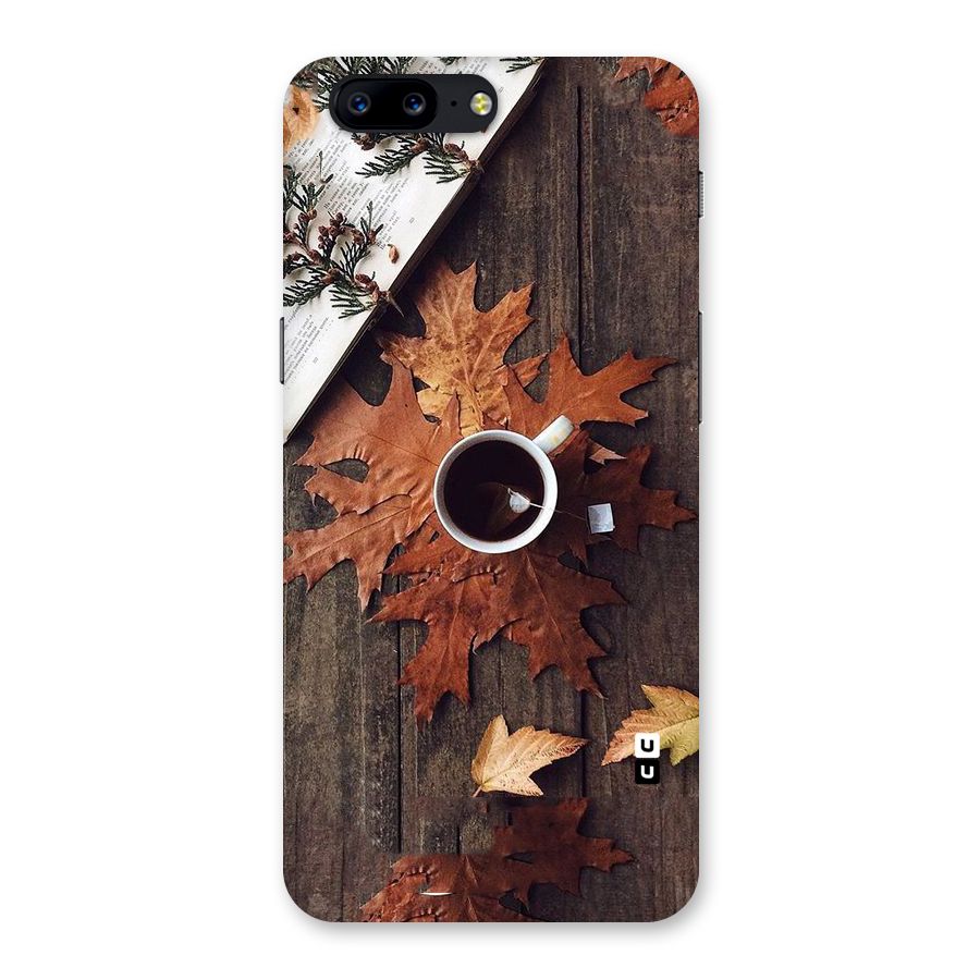 Fall Leaf Coffee Back Case for OnePlus 5