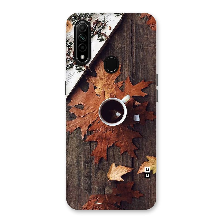 Fall Leaf Coffee Back Case for Oppo A31
