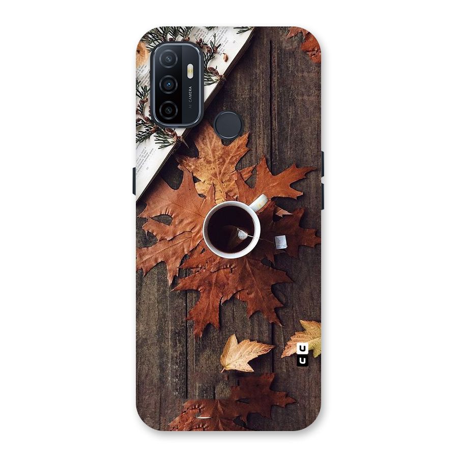 Fall Leaf Coffee Back Case for Oppo A32