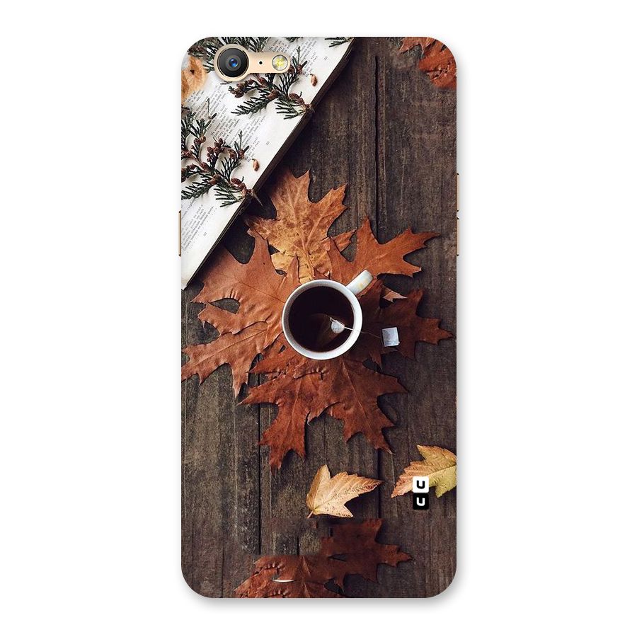 Fall Leaf Coffee Back Case for Oppo A39