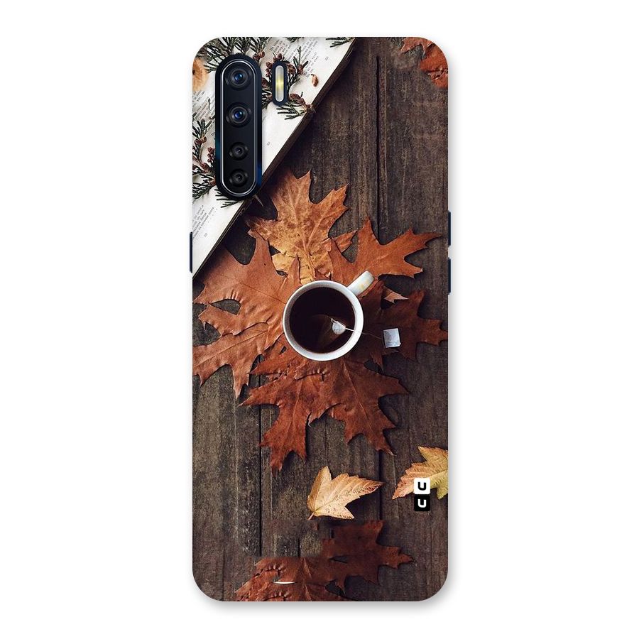 Fall Leaf Coffee Back Case for Oppo F15