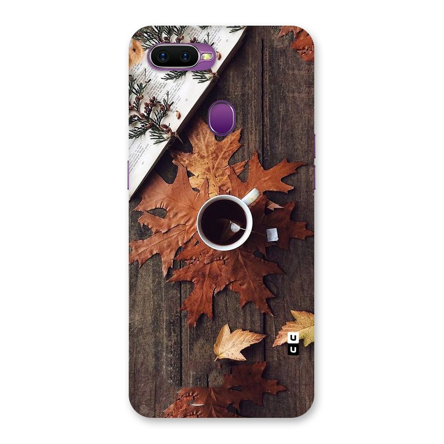 Fall Leaf Coffee Back Case for Oppo F9