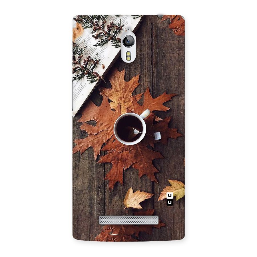Fall Leaf Coffee Back Case for Oppo Find 7