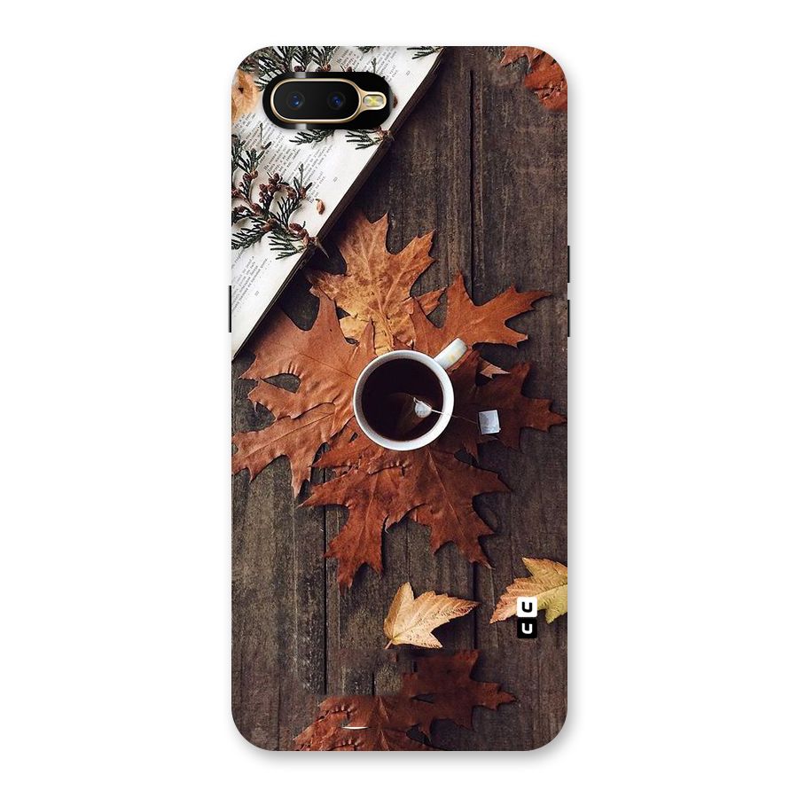 Fall Leaf Coffee Back Case for Oppo K1