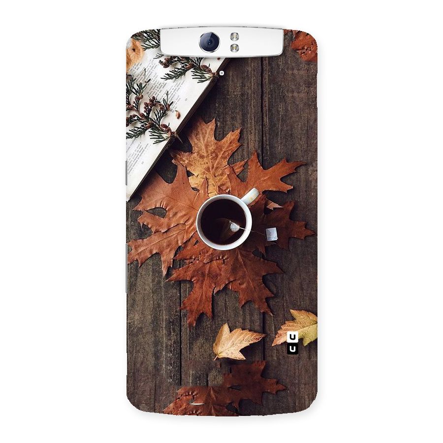 Fall Leaf Coffee Back Case for Oppo N1