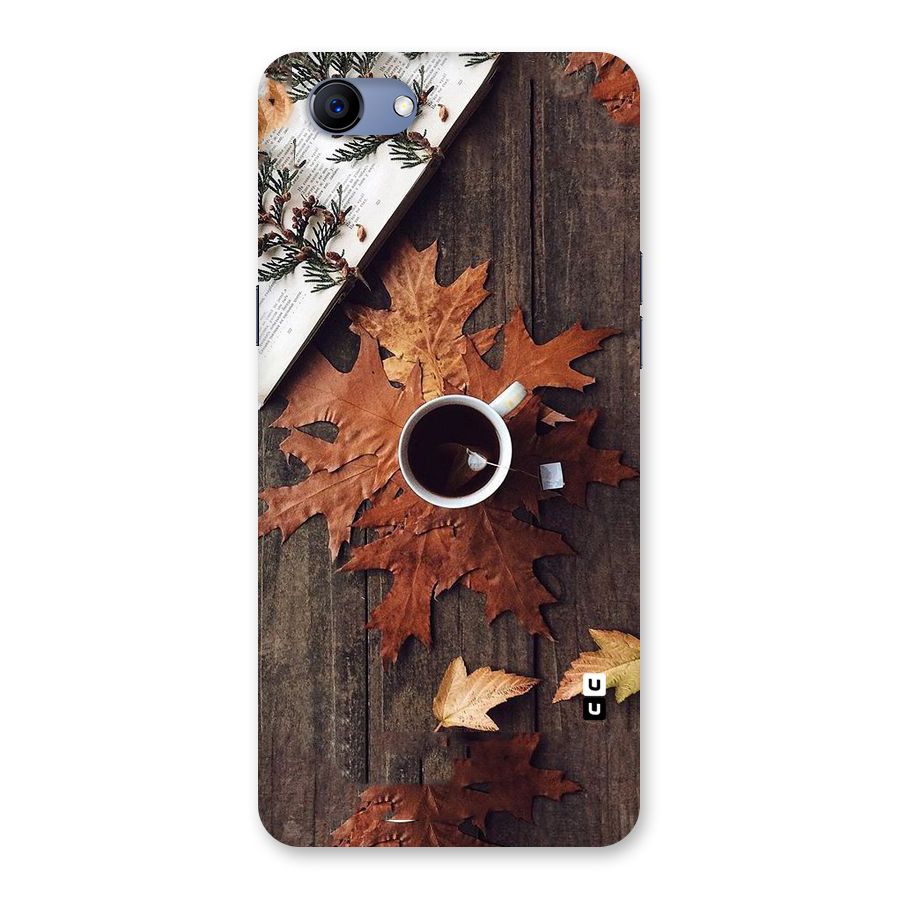 Fall Leaf Coffee Back Case for Oppo Realme 1