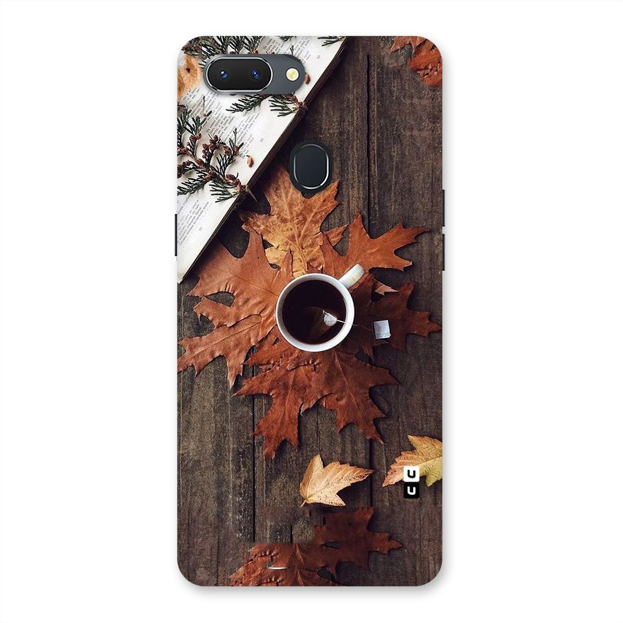 Fall Leaf Coffee Back Case for Oppo Realme 2