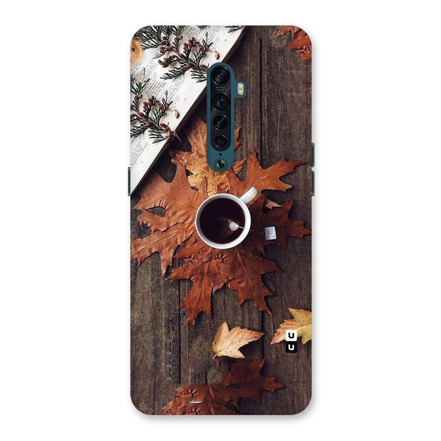 Fall Leaf Coffee Back Case for Oppo Reno2