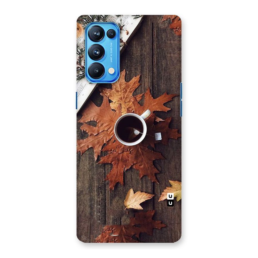 Fall Leaf Coffee Back Case for Oppo Reno5 Pro 5G