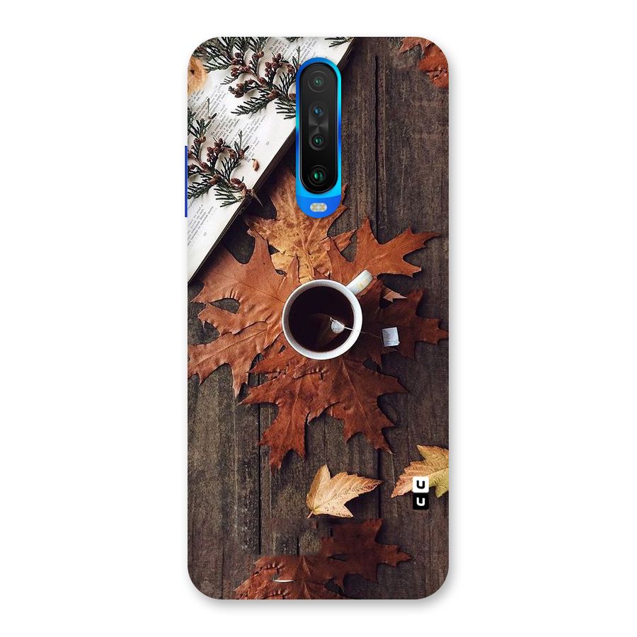Fall Leaf Coffee Back Case for Poco X2