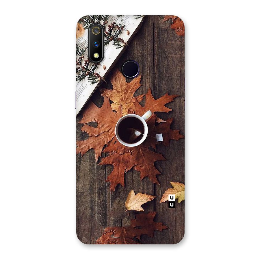 Fall Leaf Coffee Back Case for Realme 3 Pro