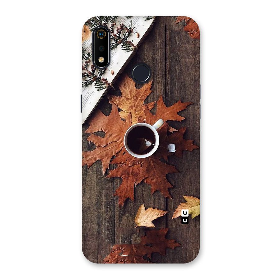 Fall Leaf Coffee Back Case for Realme 3i