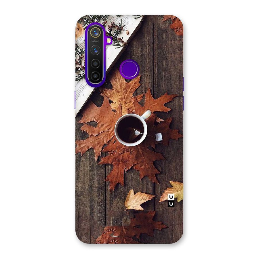 Fall Leaf Coffee Back Case for Realme 5 Pro