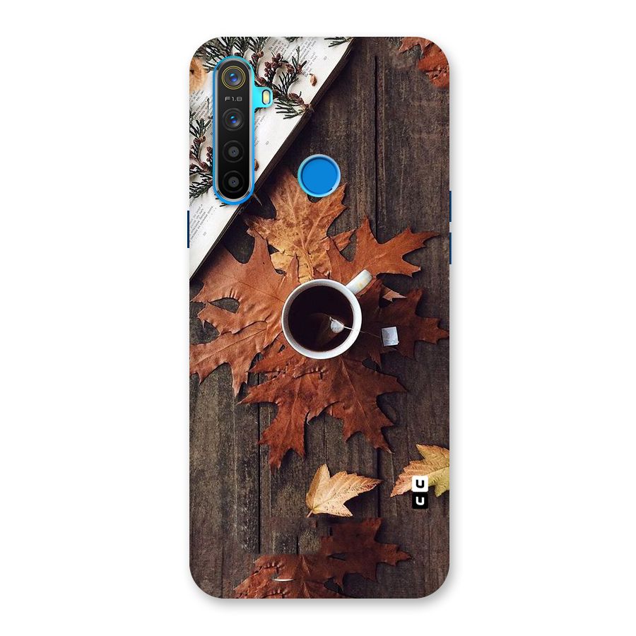 Fall Leaf Coffee Back Case for Realme 5s