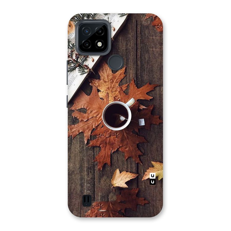 Fall Leaf Coffee Back Case for Realme C21