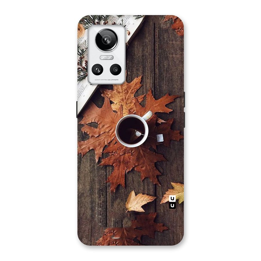 Fall Leaf Coffee Back Case for Realme GT Neo 3
