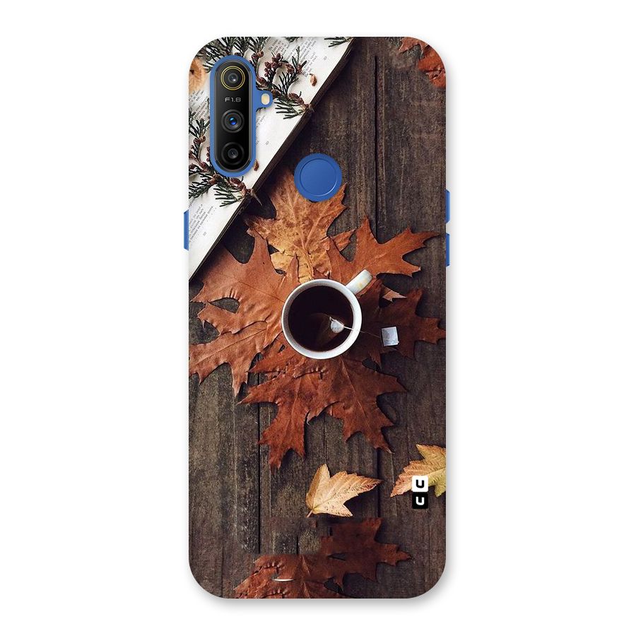 Fall Leaf Coffee Back Case for Realme Narzo 10A