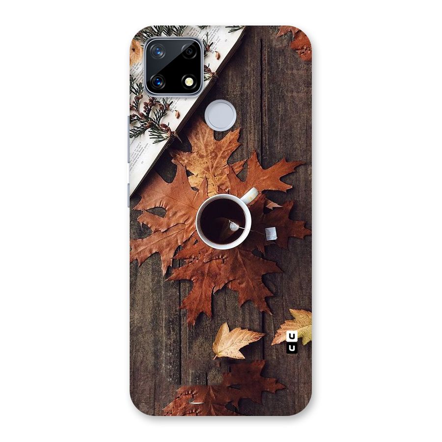 Fall Leaf Coffee Back Case for Realme Narzo 20