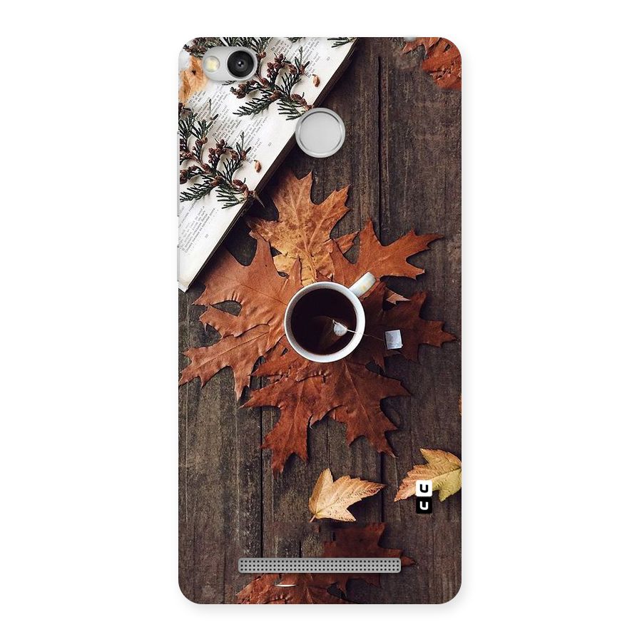 Fall Leaf Coffee Back Case for Redmi 3S Prime