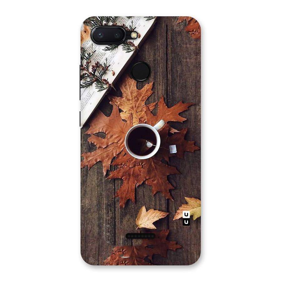 Fall Leaf Coffee Back Case for Redmi 6