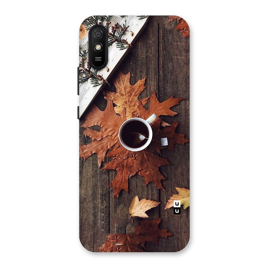 Fall Leaf Coffee Back Case for Redmi 9A