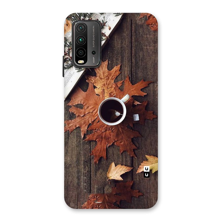 Fall Leaf Coffee Back Case for Redmi 9 Power