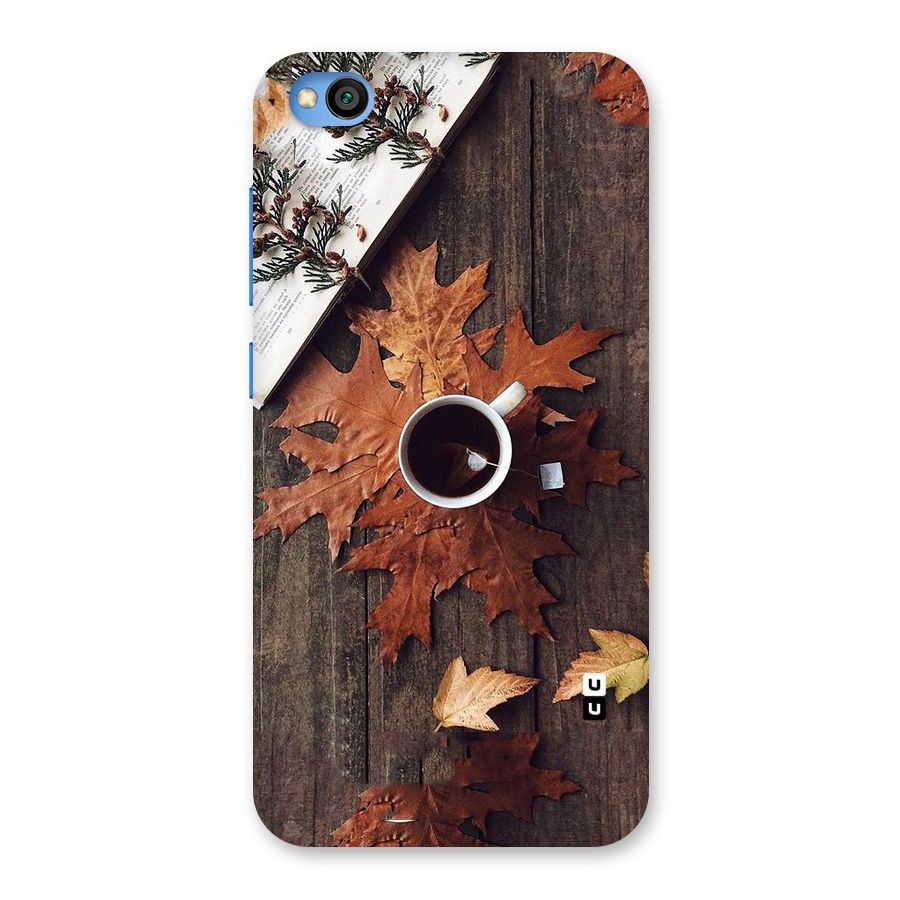 Fall Leaf Coffee Back Case for Redmi Go