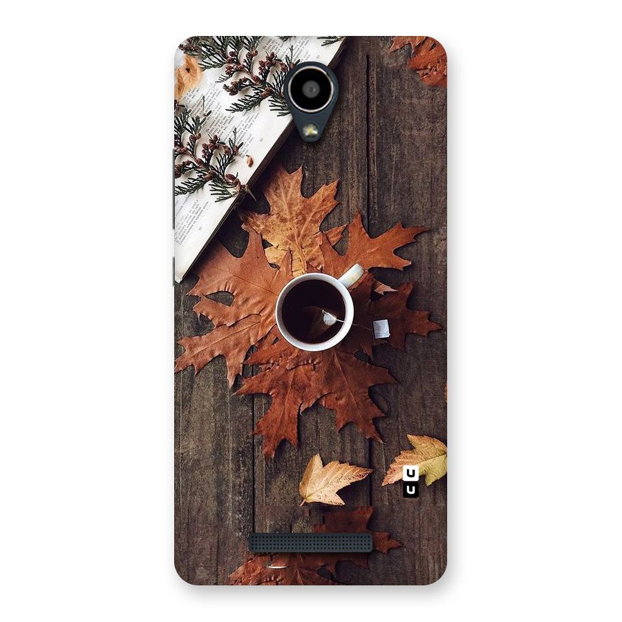 Fall Leaf Coffee Back Case for Redmi Note 2