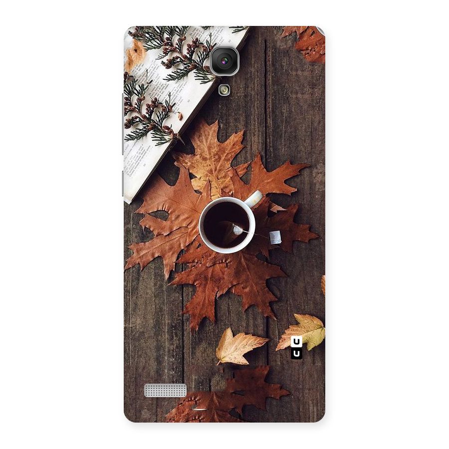 Fall Leaf Coffee Back Case for Redmi Note Prime