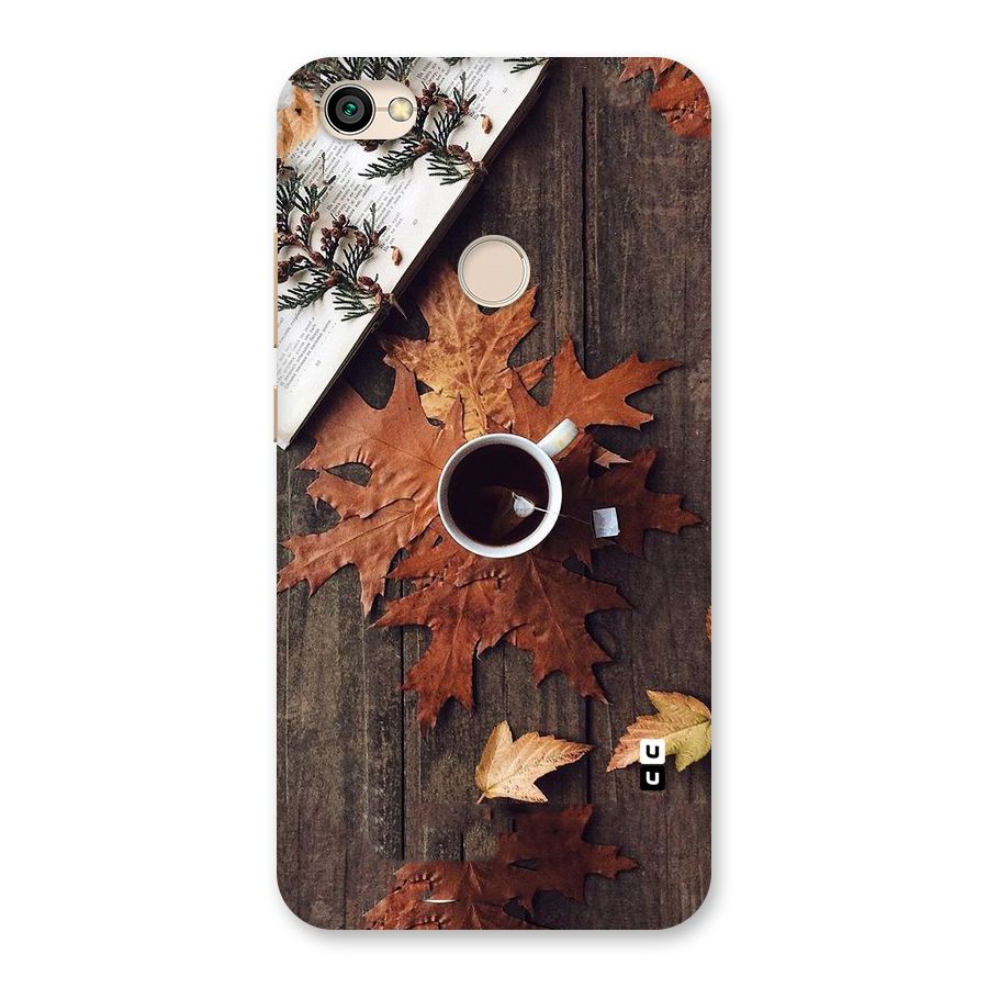 Fall Leaf Coffee Back Case for Redmi Y1 2017