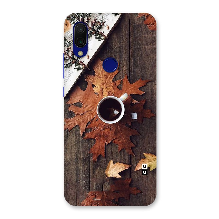 Fall Leaf Coffee Back Case for Redmi Y3