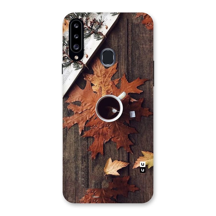 Fall Leaf Coffee Back Case for Samsung Galaxy A20s