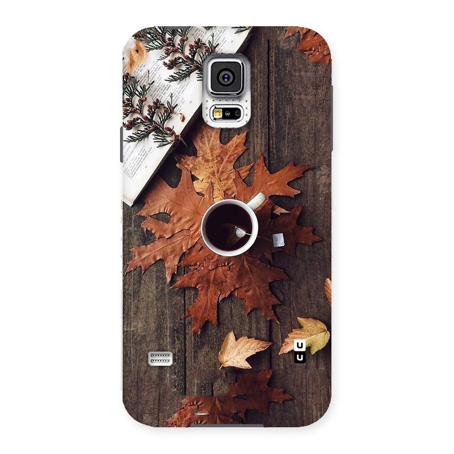 Fall Leaf Coffee Back Case for Samsung Galaxy S5