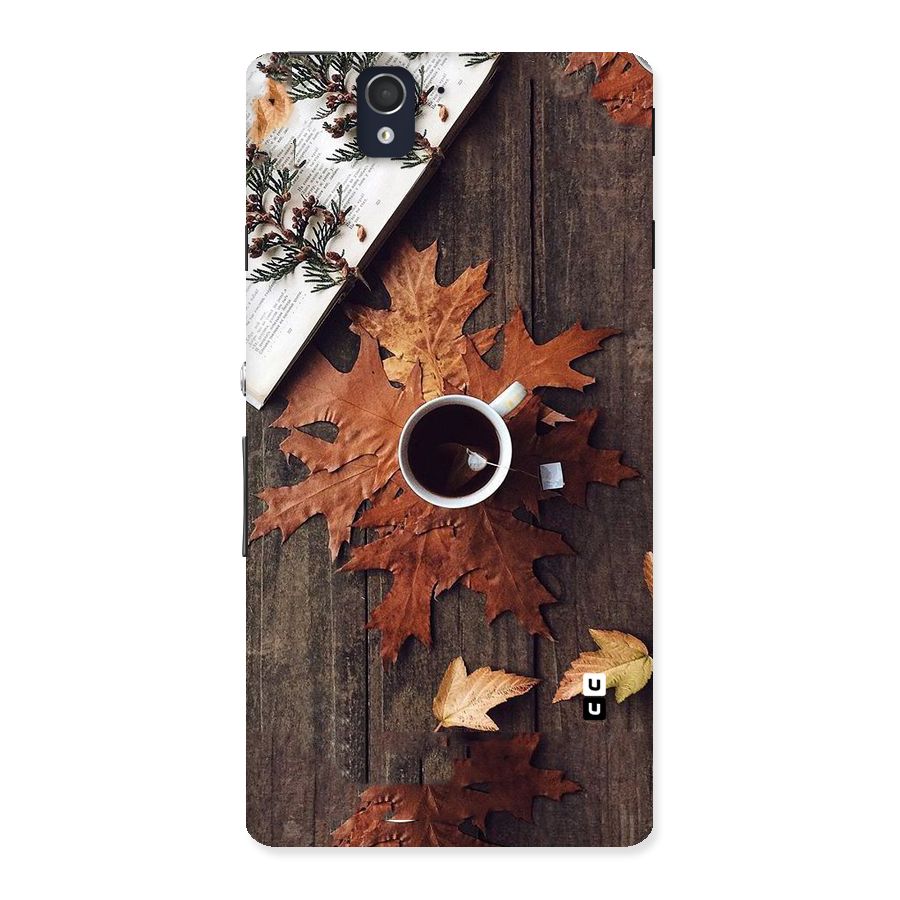 Fall Leaf Coffee Back Case for Sony Xperia Z