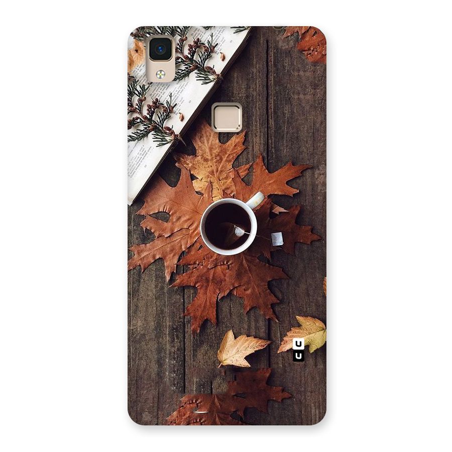 Fall Leaf Coffee Back Case for V3 Max