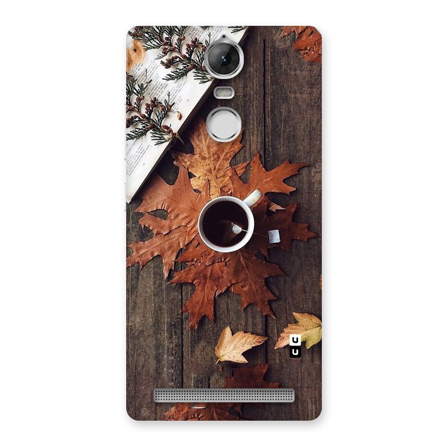 Fall Leaf Coffee Back Case for Vibe K5 Note