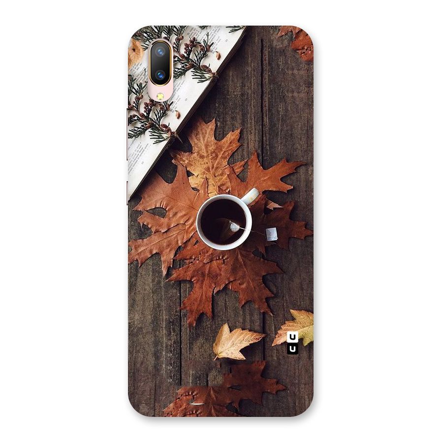 Fall Leaf Coffee Back Case for Vivo V11 Pro