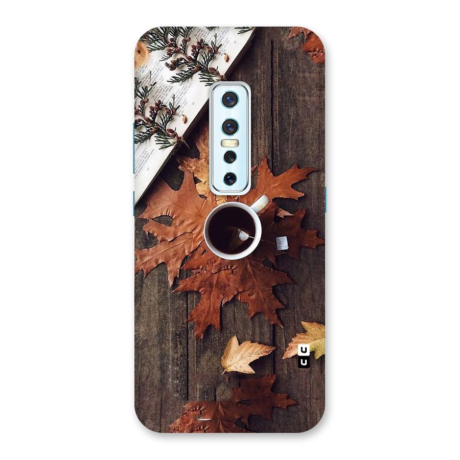 Fall Leaf Coffee Back Case for Vivo V17 Pro