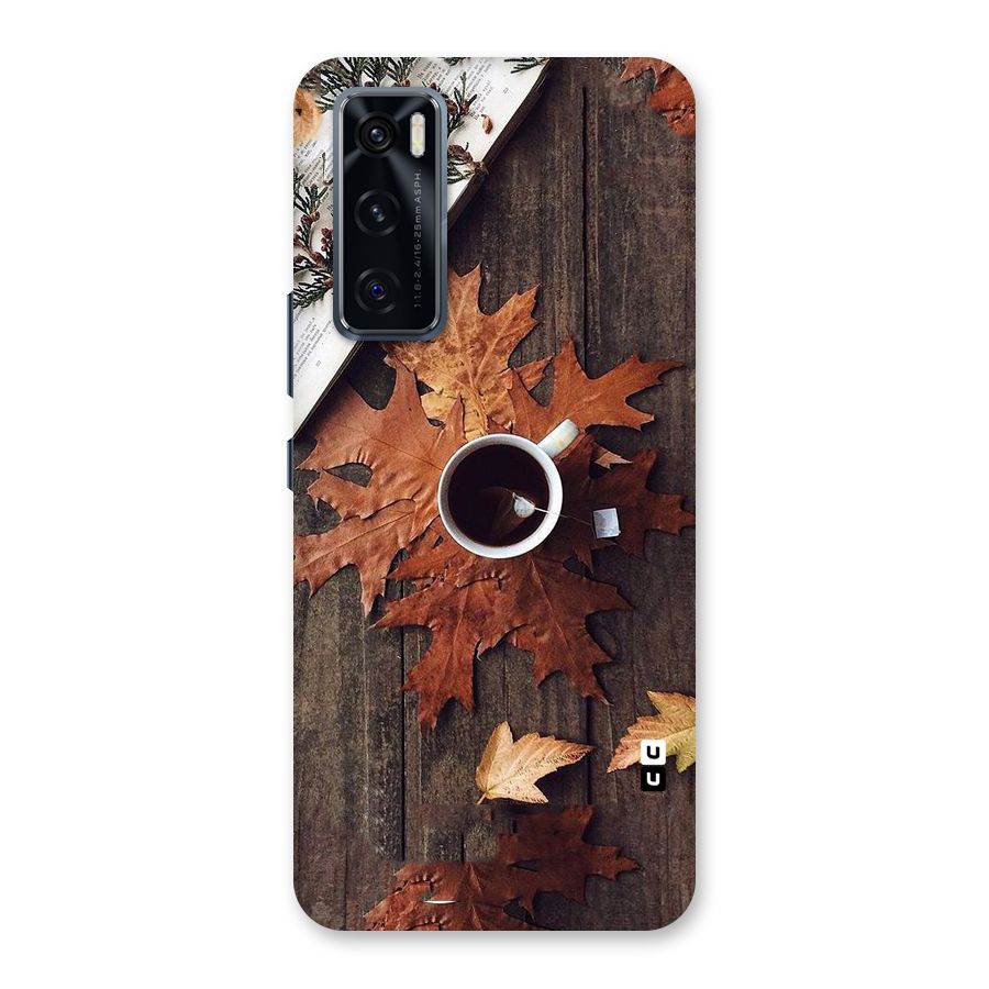 Fall Leaf Coffee Back Case for Vivo V20 SE