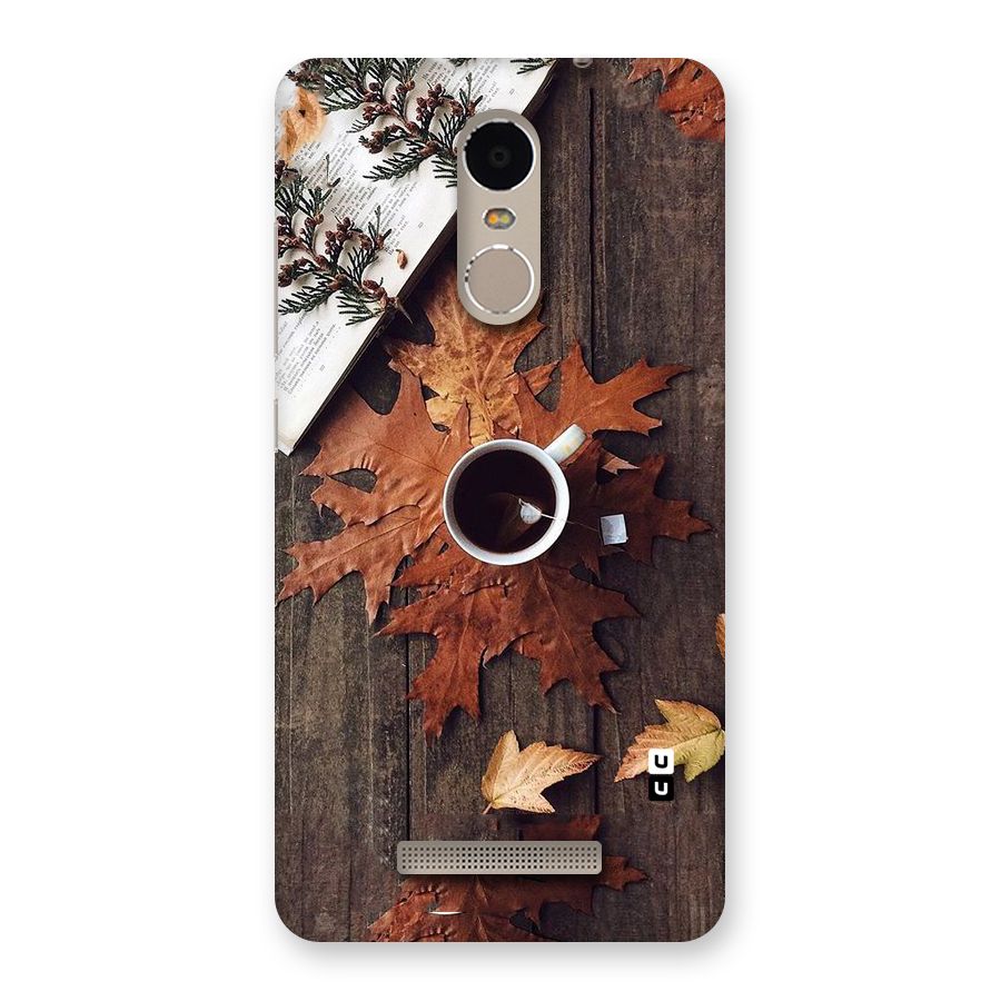Fall Leaf Coffee Back Case for Xiaomi Redmi Note 3