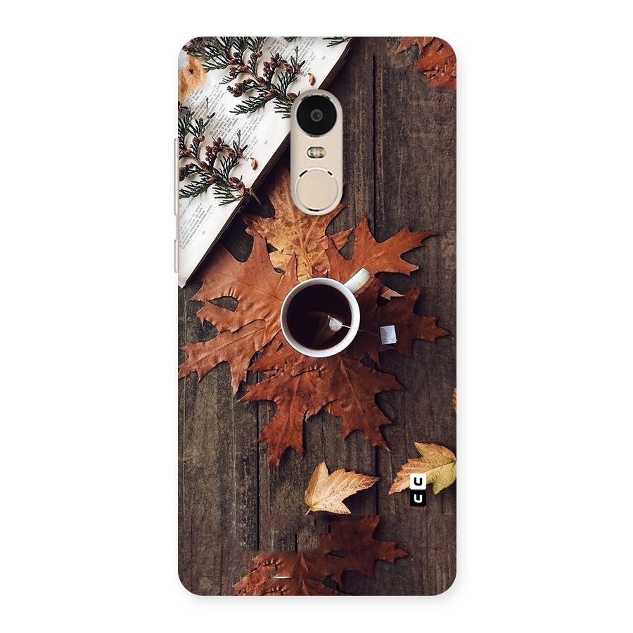 Fall Leaf Coffee Back Case for Xiaomi Redmi Note 4