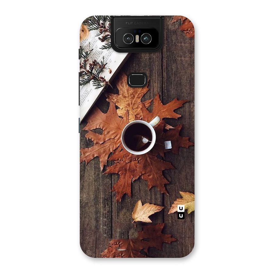 Fall Leaf Coffee Back Case for Zenfone 6z