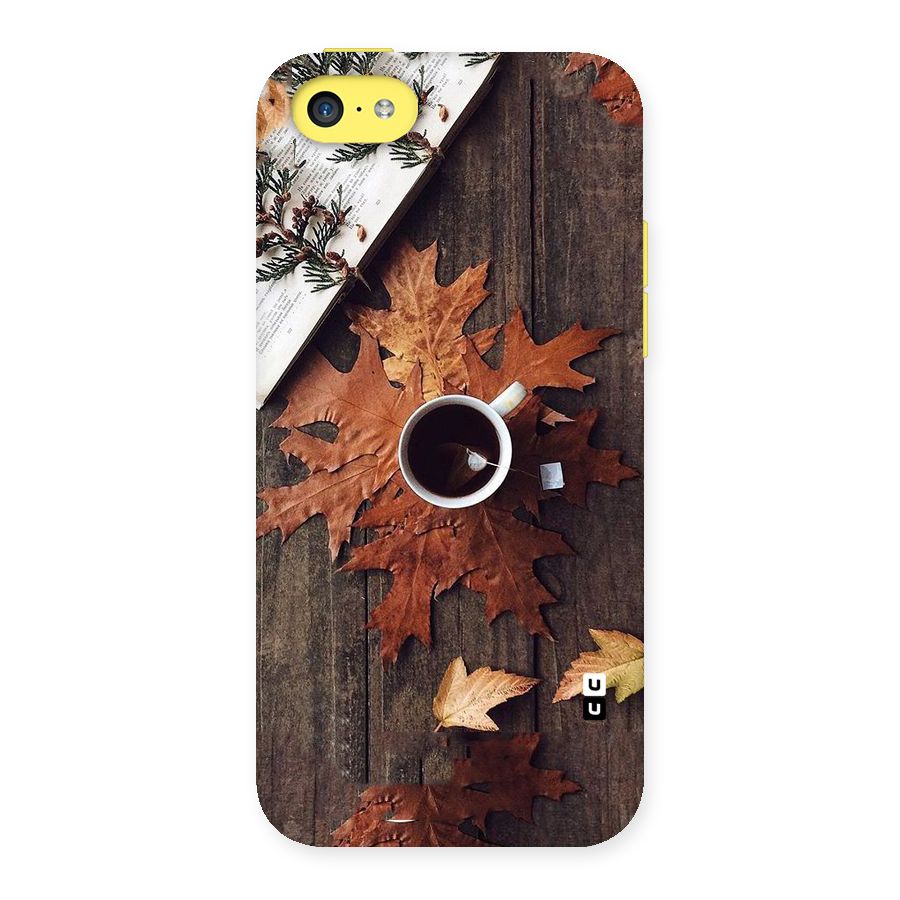 Fall Leaf Coffee Back Case for iPhone 5C