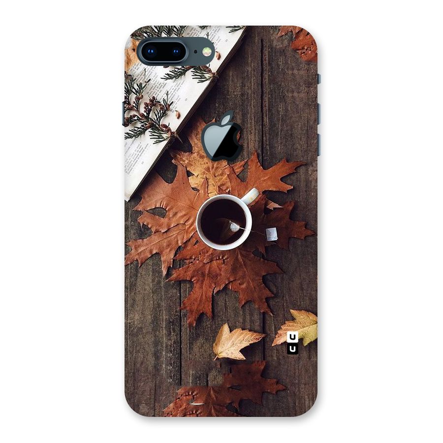 Fall Leaf Coffee Back Case for iPhone 7 Plus Apple Cut