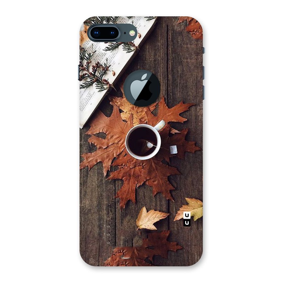 Fall Leaf Coffee Back Case for iPhone 7 Plus Logo Cut