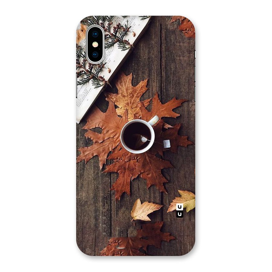 Fall Leaf Coffee Back Case for iPhone XS