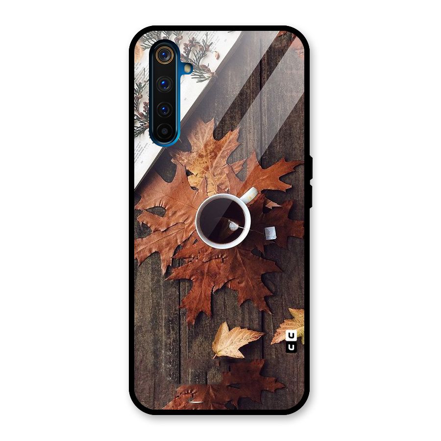 Fall Leaf Coffee Glass Back Case for Realme 6 Pro