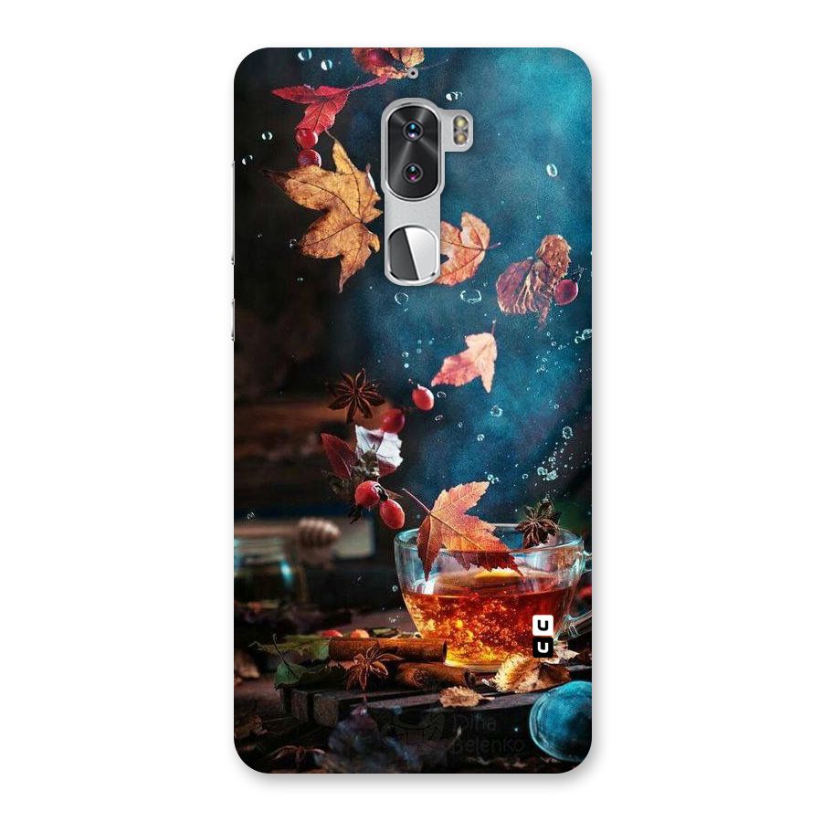 Falling Leaves Tea Back Case for Coolpad Cool 1