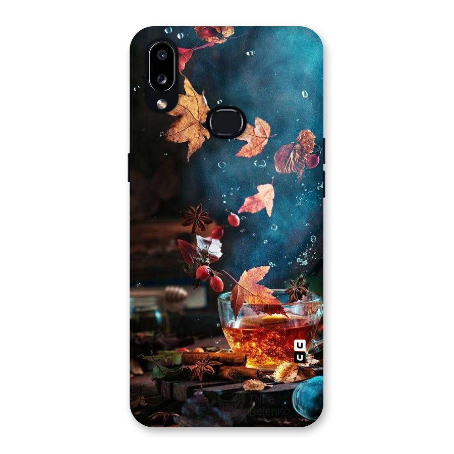 Falling Leaves Tea Back Case for Galaxy A10s
