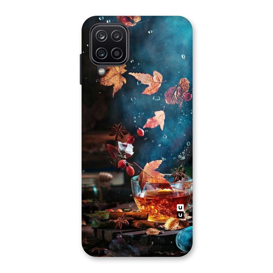 Falling Leaves Tea Back Case for Galaxy A12